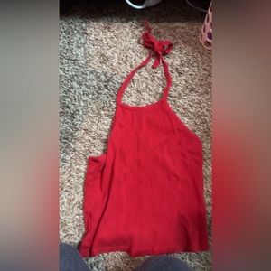halter lace tanktop